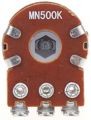 Musiclily MX1960-2 Потенциометр балансный MN500K, сдвоенный, 2 шт.
